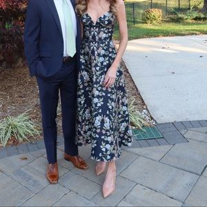 Monique Lhuillier Garden Jacquard Gown